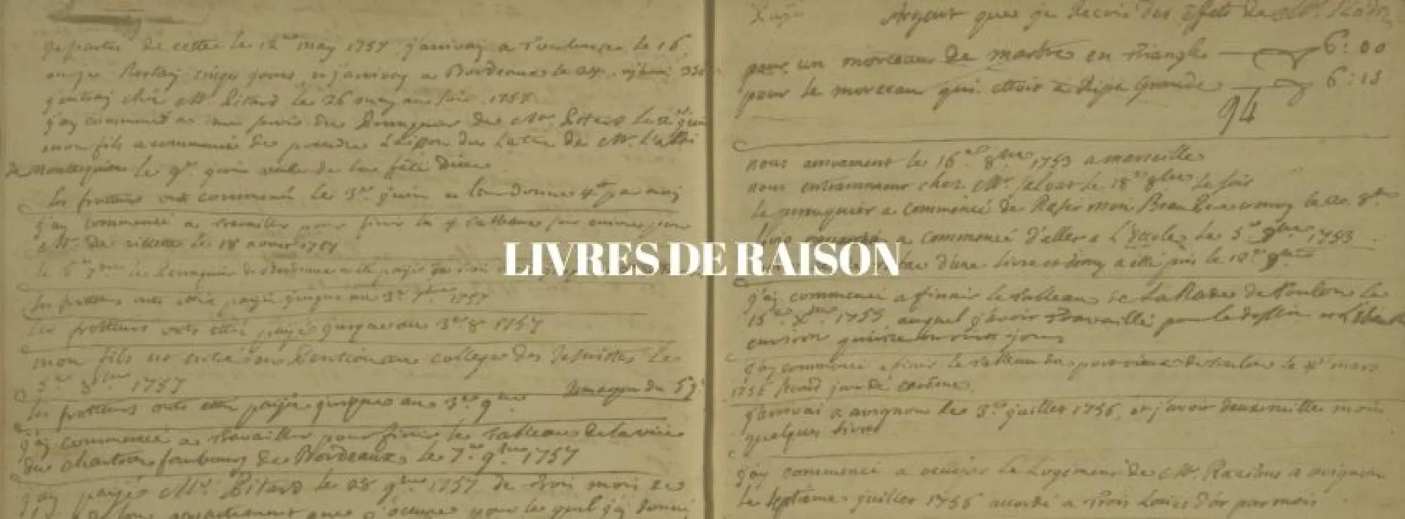Header Livres de raison