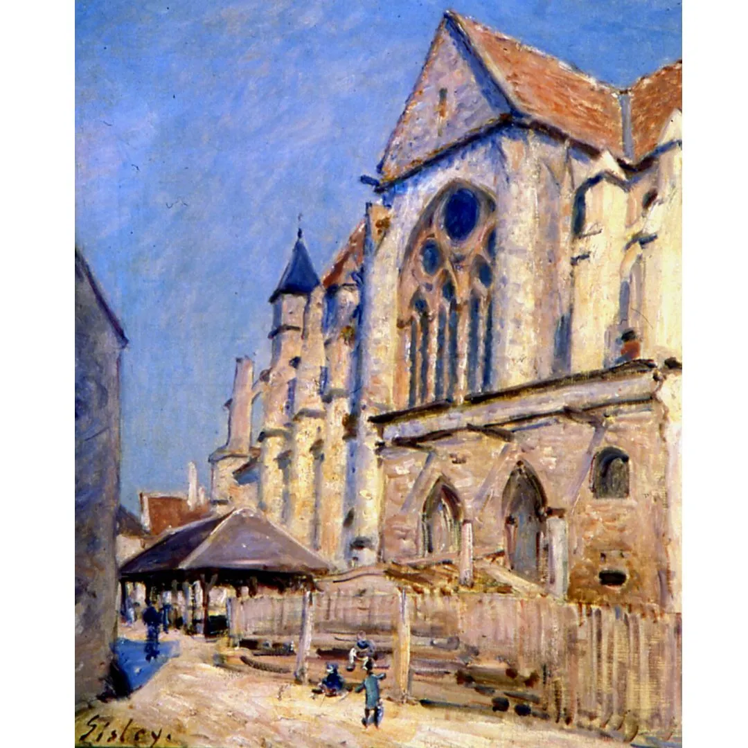 Alfred Sisley - L'église de Moret