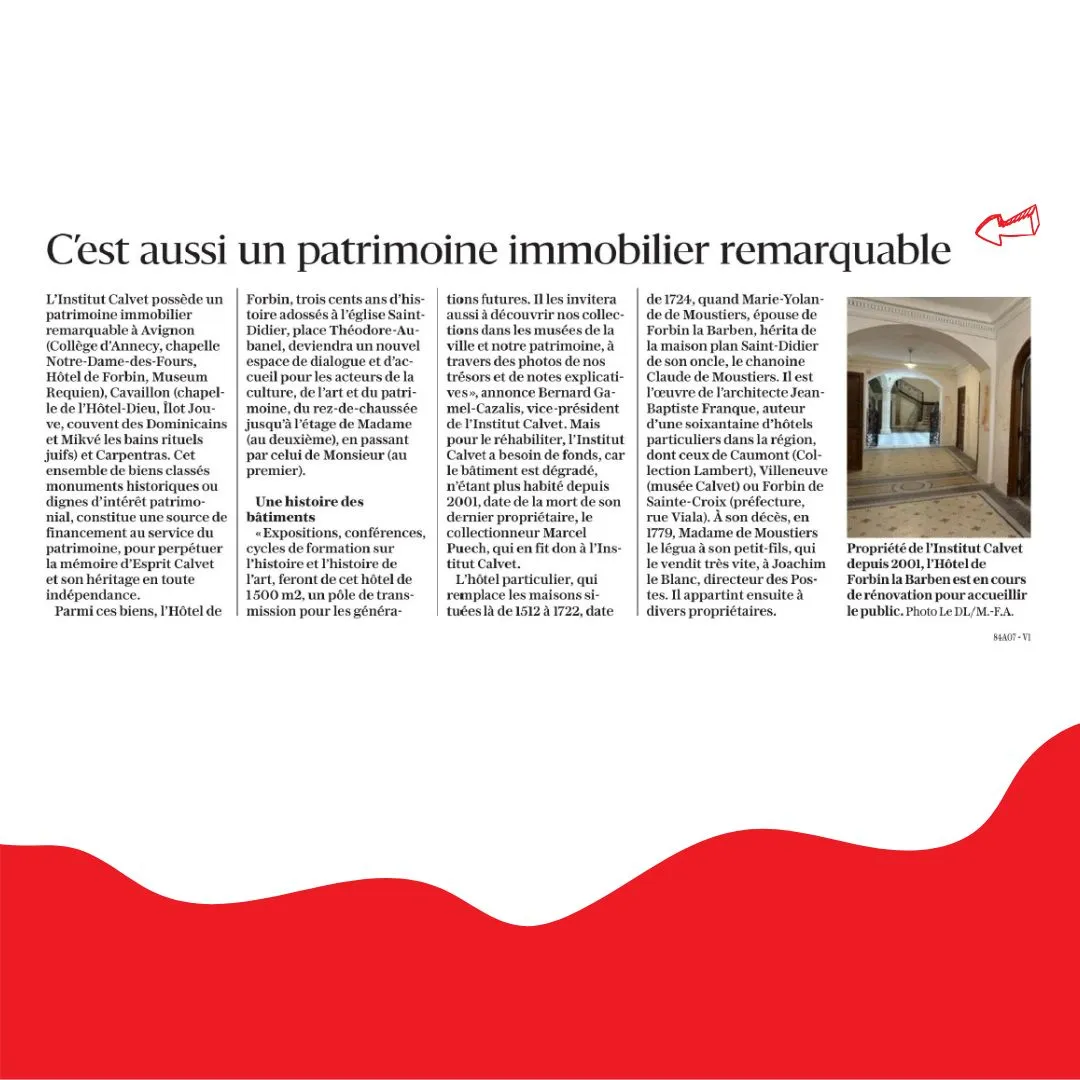 Article Vaucluse Matin B